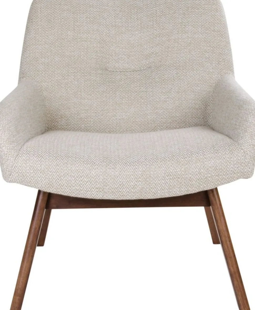 London Fåtölj - Sand/valnöt + Textilrengöring för möbler