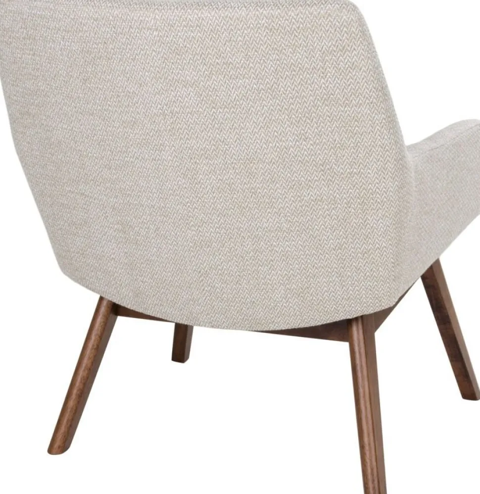 London Fåtölj - Sand/valnöt + Textilrengöring för möbler