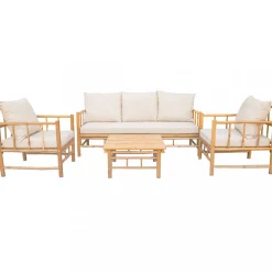 Loungegrupp Lovön i bambu