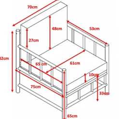 Loungegrupp Lovön i bambu