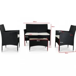 Loungeset Fjällbacka för balkong