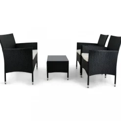 Loungeset Fjällbacka för balkong + Rengöringsmedel för utemöbler