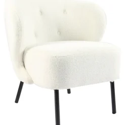 Lullaby fåtölj - Offwhite Boucle / Teddy