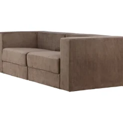 Lumi 3-sits soffa - Brun linne