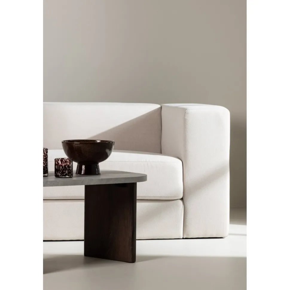 Lumi 3-sits soffa - Vit linne