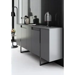 Lux skänk Antracit/svart