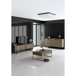 Lux skänk Valnöt/guld