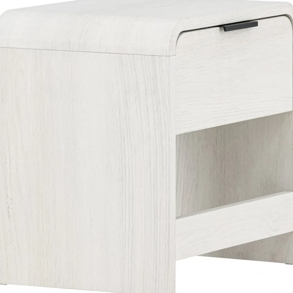 Lyngdal sidobord 40 x 30 cm - Whitewash