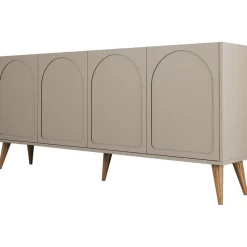 Lyon skänk - Brun/valnöt