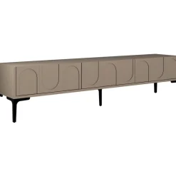 Lyon TV-bänk - Brun/svart