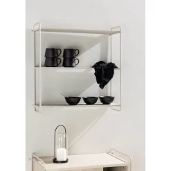 Lyon vägghylla 63 x 62 cm - Beige