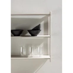 Lyon vägghylla 63 x 122 cm - Beige