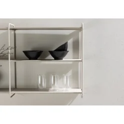 Lyon vägghylla 63 x 122 cm - Beige