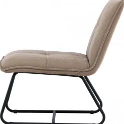 Madison loungestol - Brun manchester/svart