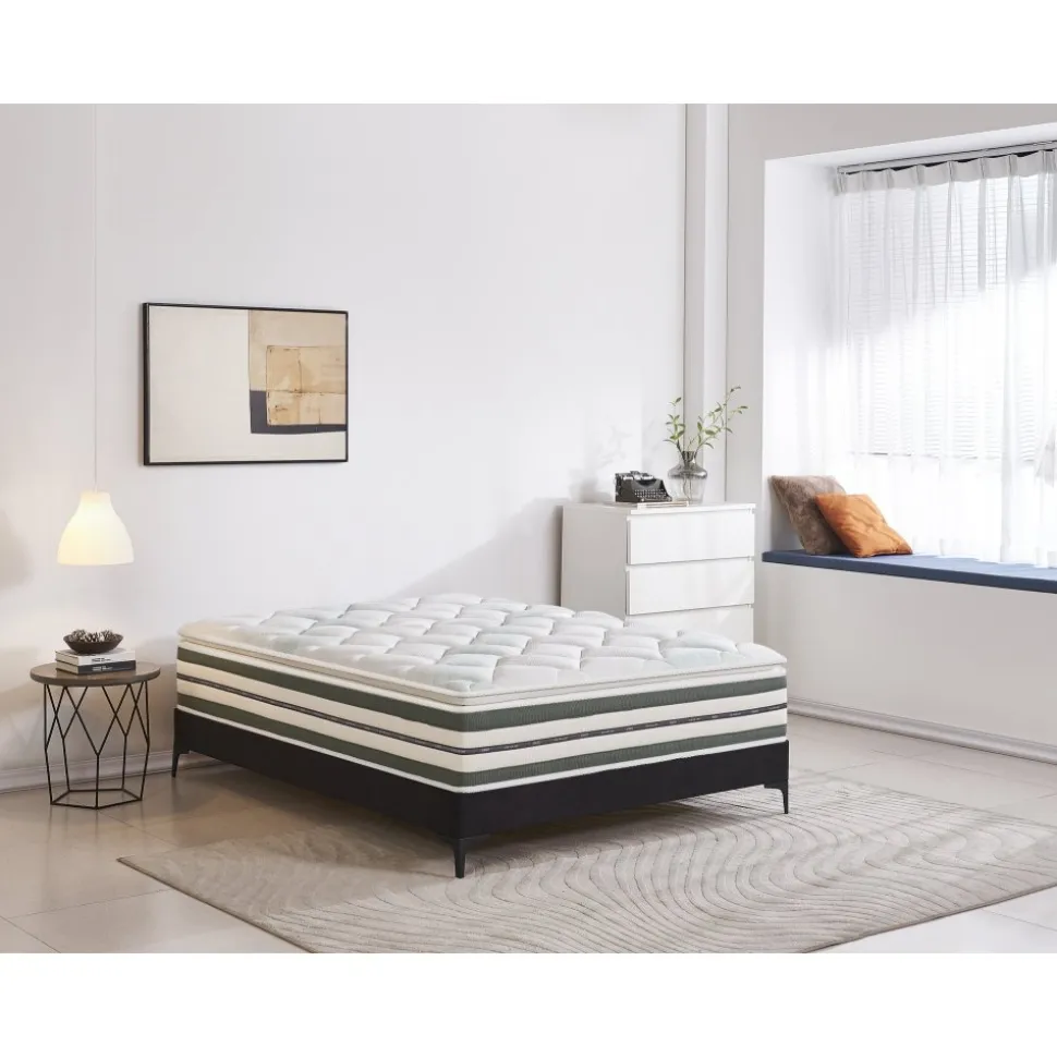 Madrass med inbyggd bäddmadrass - Pocketsystem 5-zons