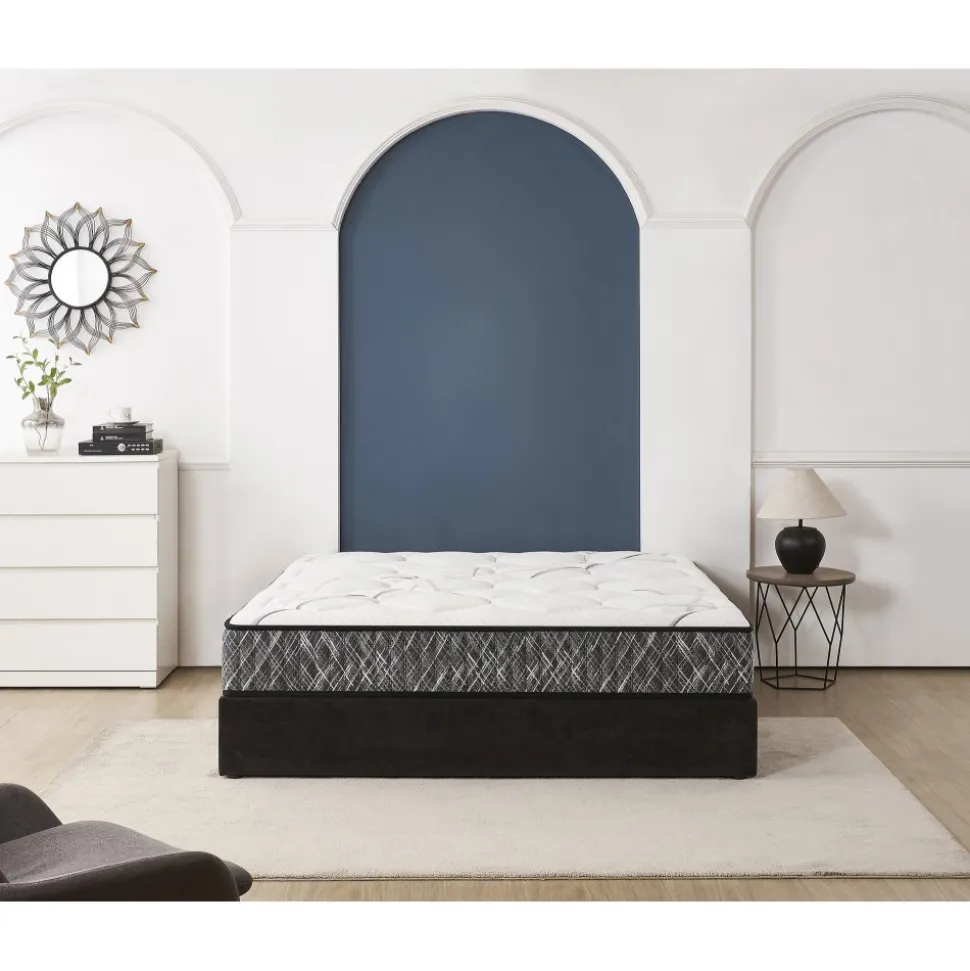 Madrass med pocket och antibakteriellt tyg