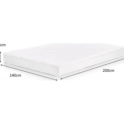 Madrass 140x200 cm bonell fjädersystem