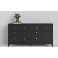 Madrid bred byrå - Svart