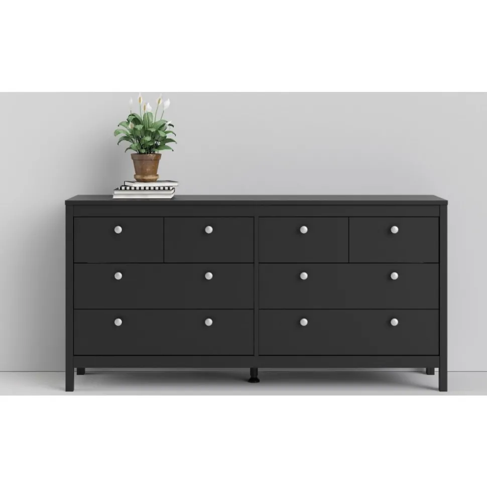 Madrid bred byrå - Svart