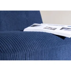 Mahla loungestol - Marinblå manchester