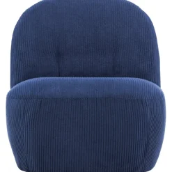 Mahla loungestol - Marinblå manchester