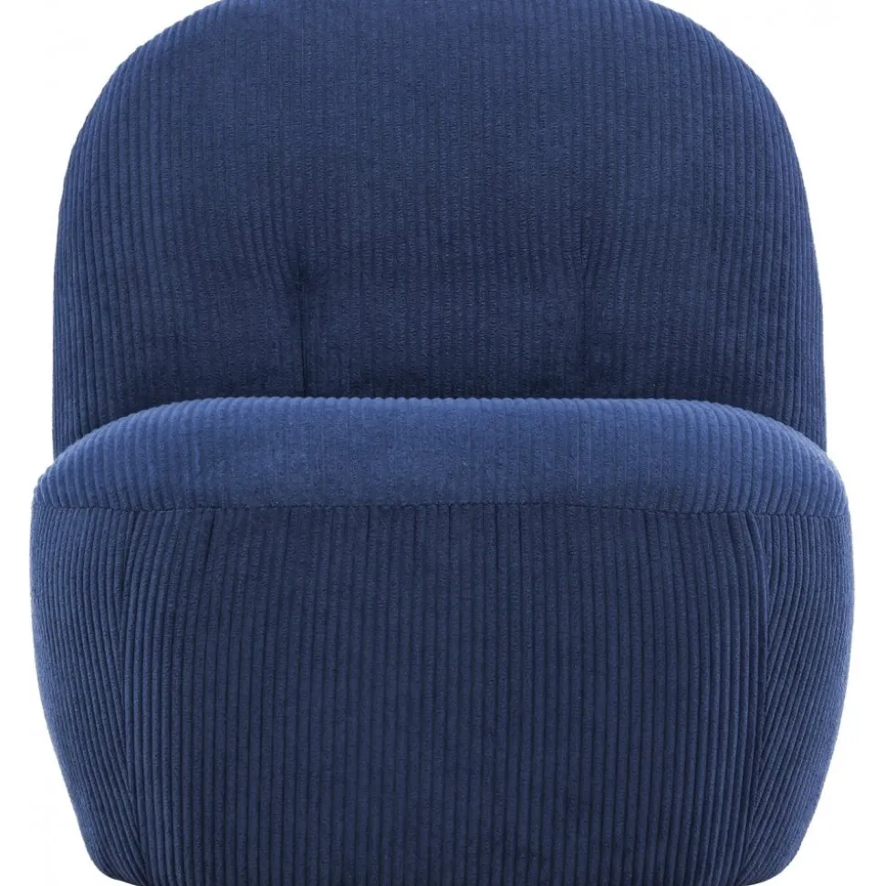 Mahla loungestol - Marinblå manchester