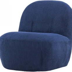 Mahla loungestol - Marinblå manchester