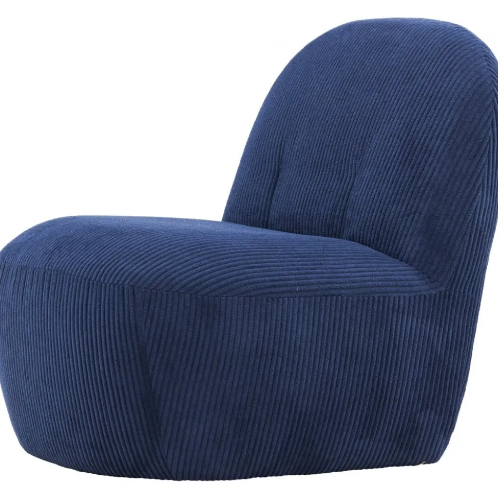 Mahla loungestol - Marinblå manchester