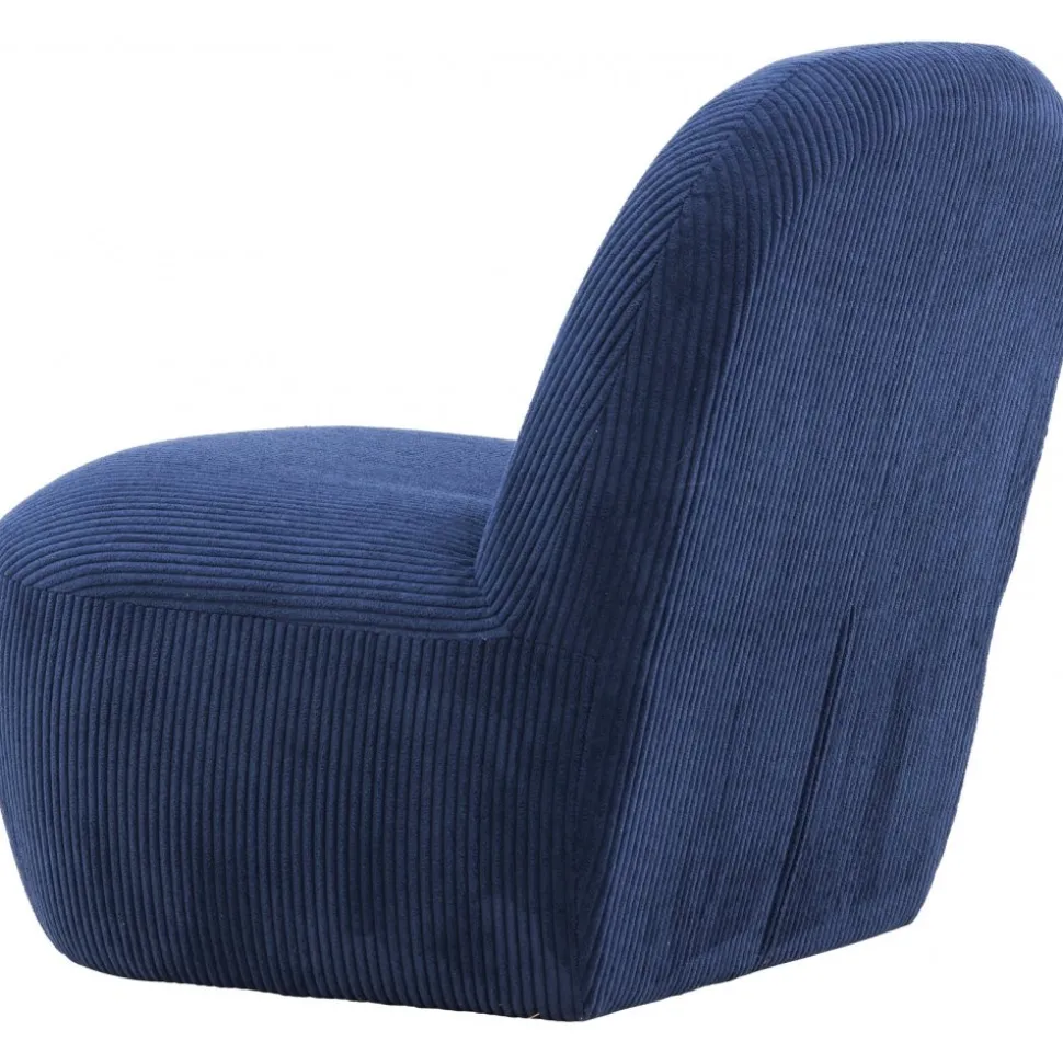 Mahla loungestol - Marinblå manchester