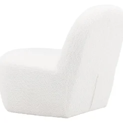 Mahla loungestol - Vit bouclé