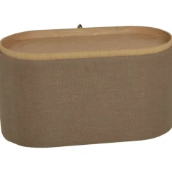 Maiko puff oval - Brun