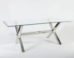 Maine glasmatbord - 200x95 cm