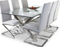 Maine glasmatbord - 200x95 cm + Glas och Kristallrengöring