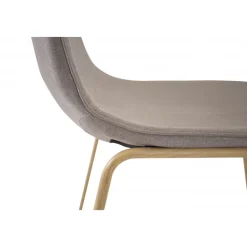 Malcolm matstol - Grå/ek