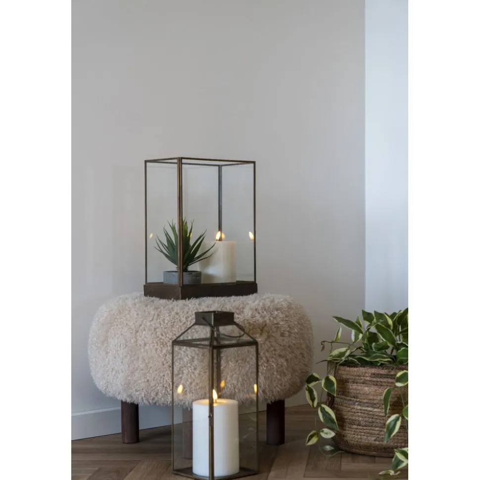 Manali ljuslykta - Antikmässing