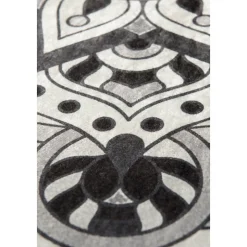 Mandal badrumsmatta - Svart/vit