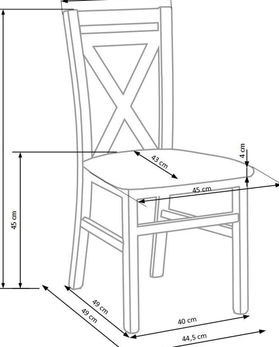 Marstrand matstol - Sonoma ek/beige