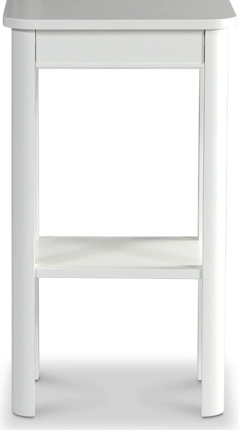 Marstrand sängbord med låda - Vit