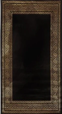 Maskinvävd matta - Deluxe Versace Guld