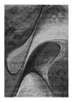 Maskinvävd matta Arvel - Grå