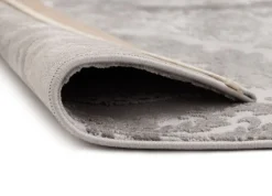 Maskinvävd matta Galya Medaljong - Grå