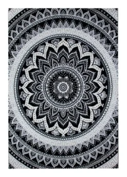 Maskinvävd matta Linwood - Grå