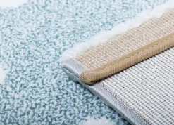 Maskinvävd matta Octavia - Turkos