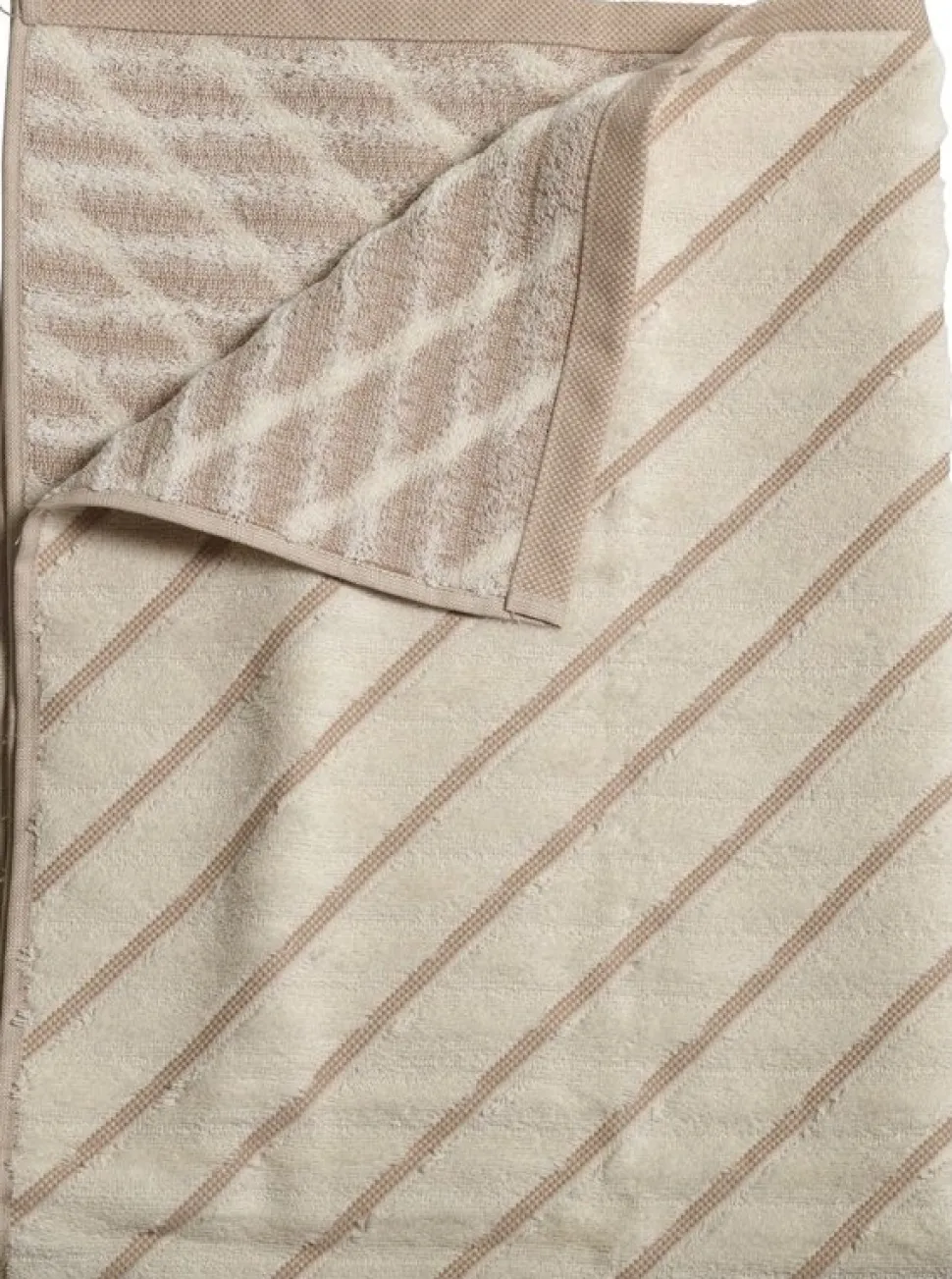 Masumi rand handduk - Puderrosa