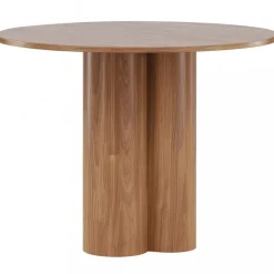 Matbord Ø110 cm brun - Olivia