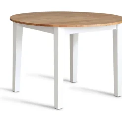 Matbord Ø110 cm ek vit