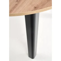 Matbord förlängningsbart 102-142 cm ek/svart