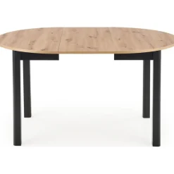 Matbord förlängningsbart 102-142 cm ek/svart