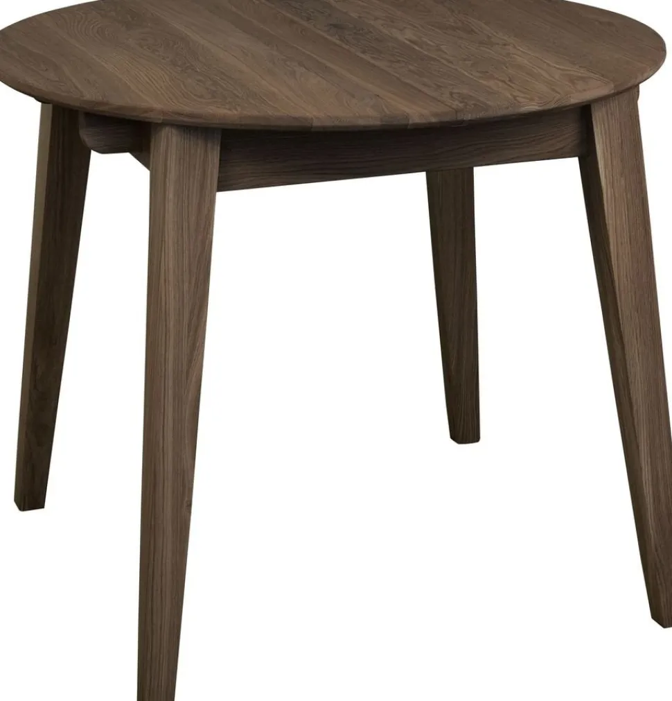 Matbord förlängningsbart 90-130x90 cm brunoljad ek - Genova