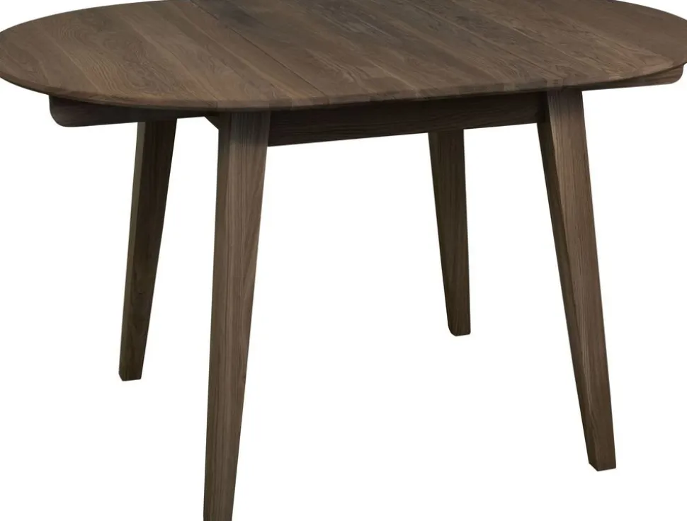 Matbord förlängningsbart 90-130x90 cm brunoljad ek - Genova